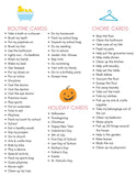 Girl's Daily Routine & Chore Cards (80)