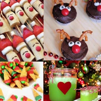 30 Fun Children's Christmas party food ideas, perfect for a festive occasion or your children's school Christmas party. Cute kid's Christmas party ideas your little ones will love! 