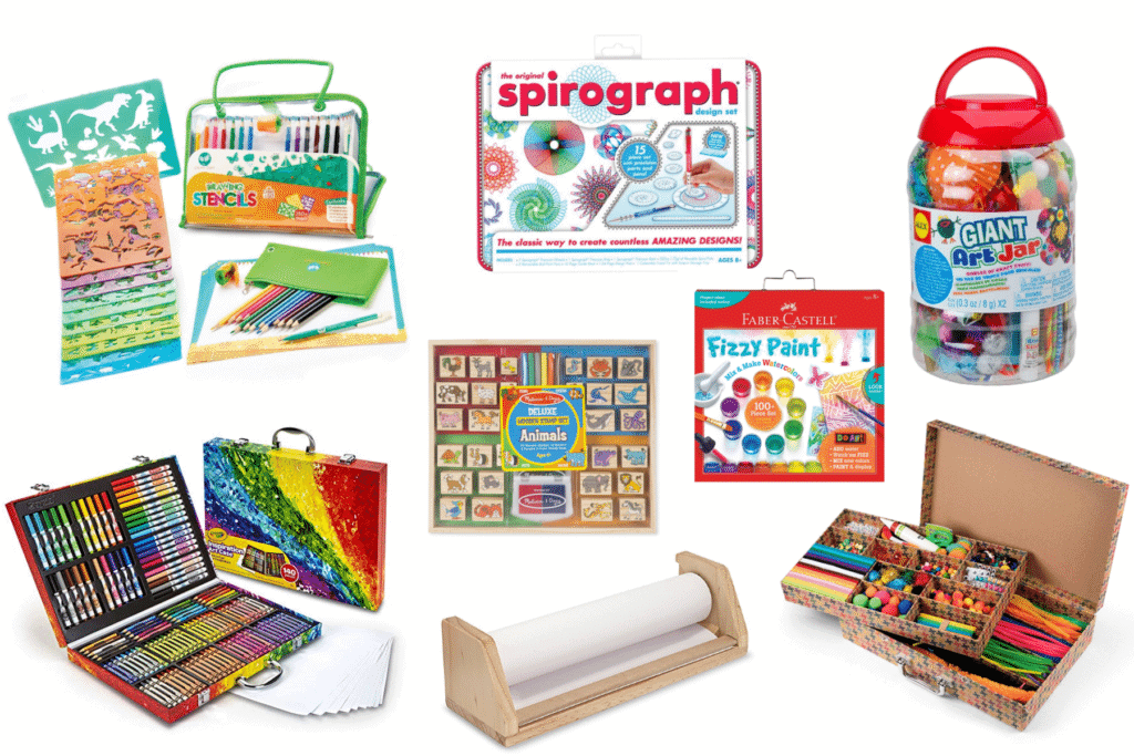 epic guide of art and craft supplies for kids to fill all their creative senses. These are the perfect gifts for kids who love arts and crafts.