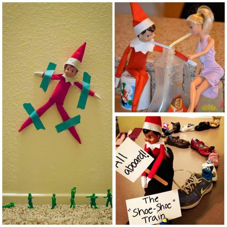 easy elf on the shelf ideas