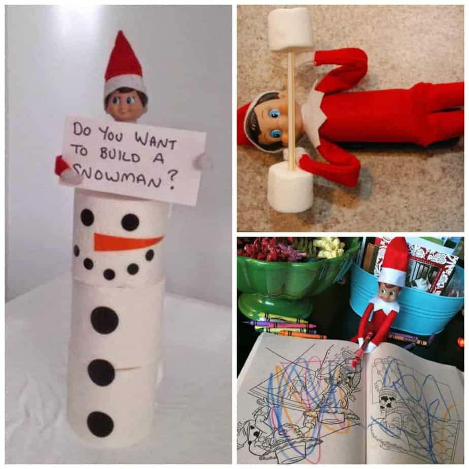 easy elf on the shelf ideas