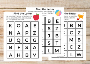 ABC Letter Recognition Worksheets