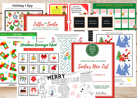 Kid's Holiday Activity Kit