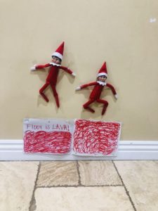 Hot Lava Elf on the Shelf