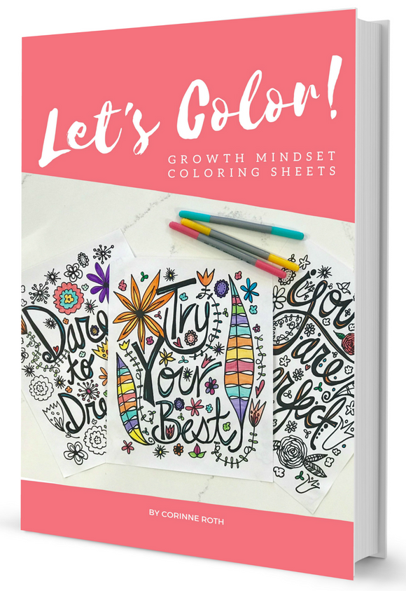 Kid's Positive Messages Coloring Book