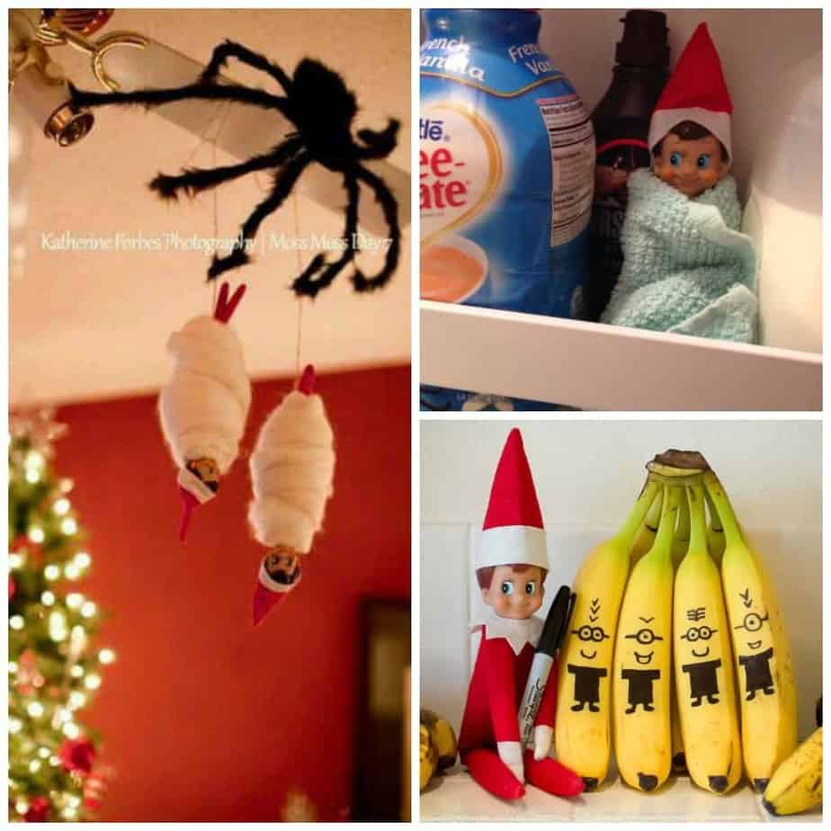 elf ideas and easy elf on the shelf ideas