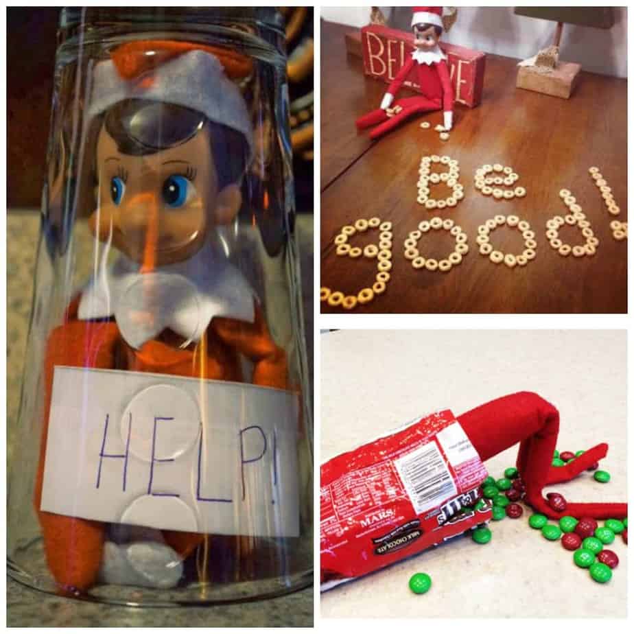 easy elf on the shelf ideas