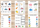 ABCs / Phonics / Rhyming BUNDLE (45 Worksheets)