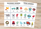 ABCs / Phonics / Rhyming BUNDLE (45 Worksheets)