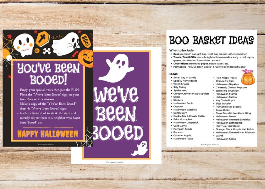 Boo Bag Printable